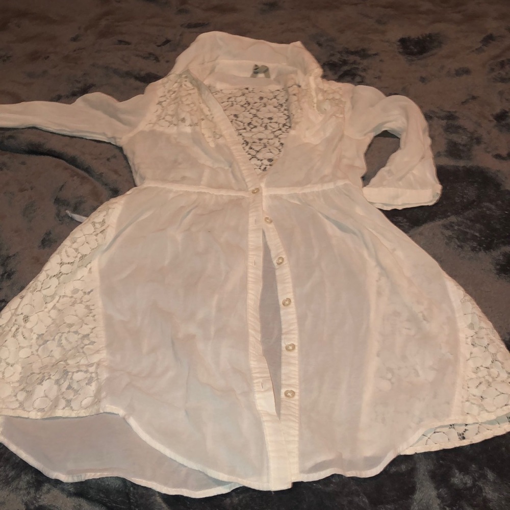 Free People Long Shirt